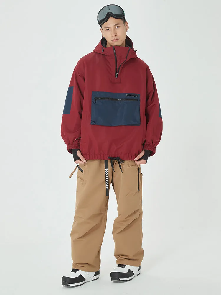 Men's Winter Bomber Snow Suit Prime Baggy Snowboard Jacket & Pants