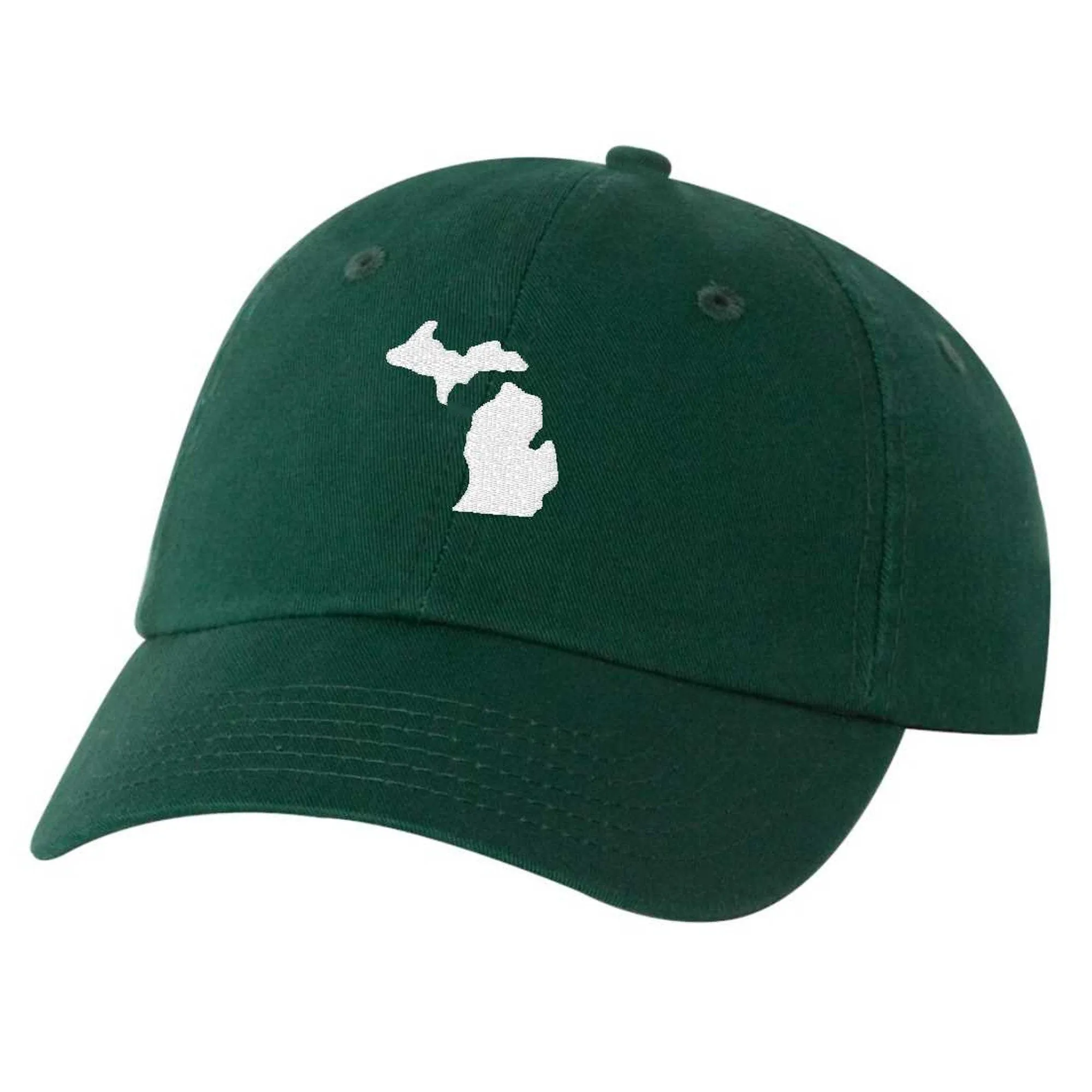 Michigan Hat - Classic Dad Hat - Many Color Combinations