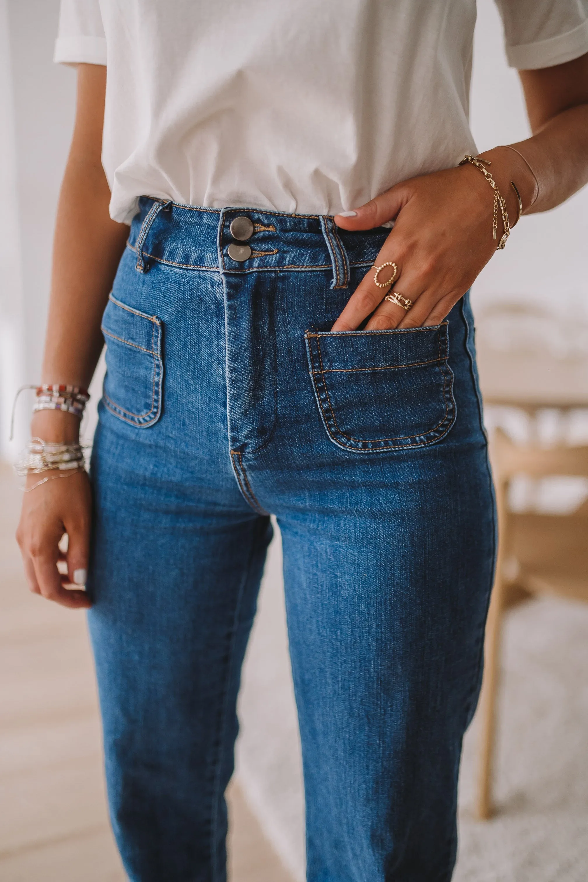 Middle Blue Hugues Jeans