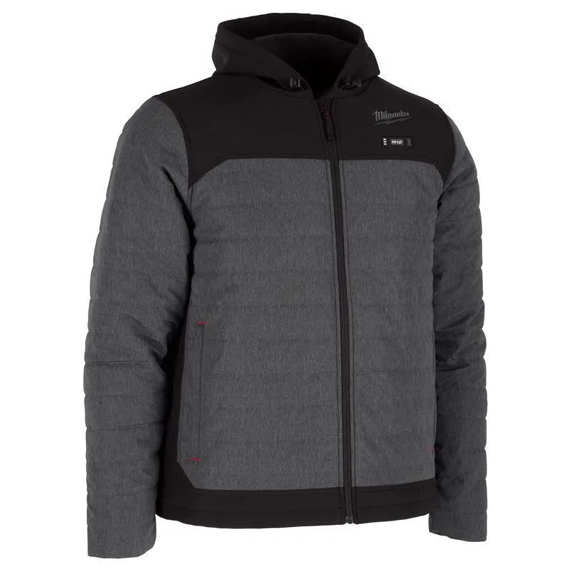 Milwaukee Tool S Unisex Heated Jacket Kit Gray