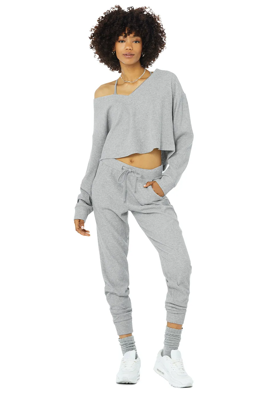 Muse V-Neck Pullover & Muse Sweatpant Set