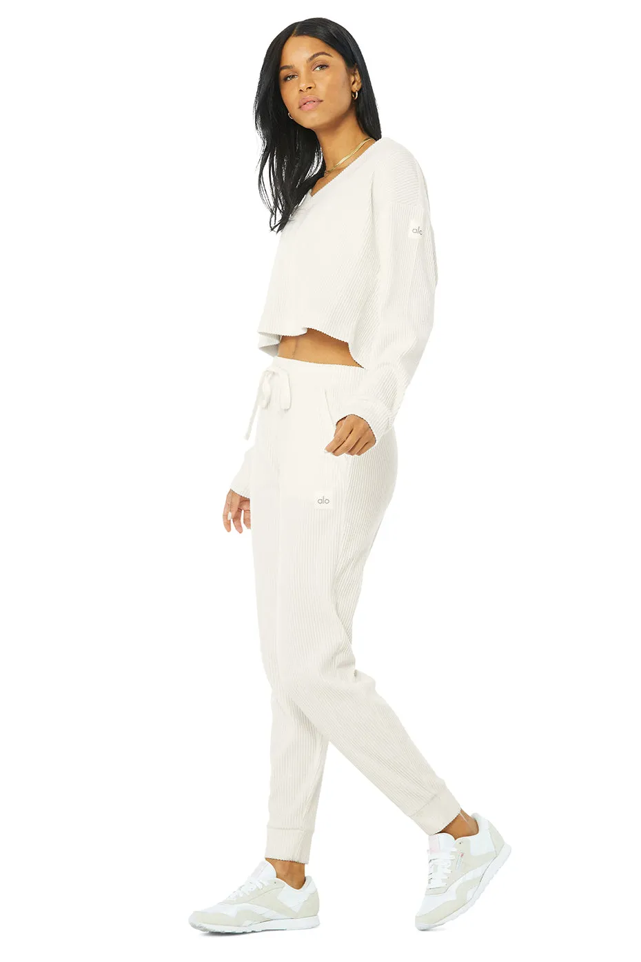 Muse V-Neck Pullover & Muse Sweatpant Set