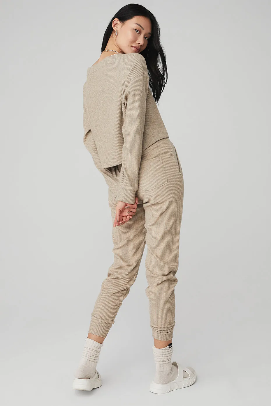 Muse V-Neck Pullover & Muse Sweatpant Set