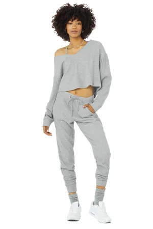 Muse V-Neck Pullover & Muse Sweatpant Set