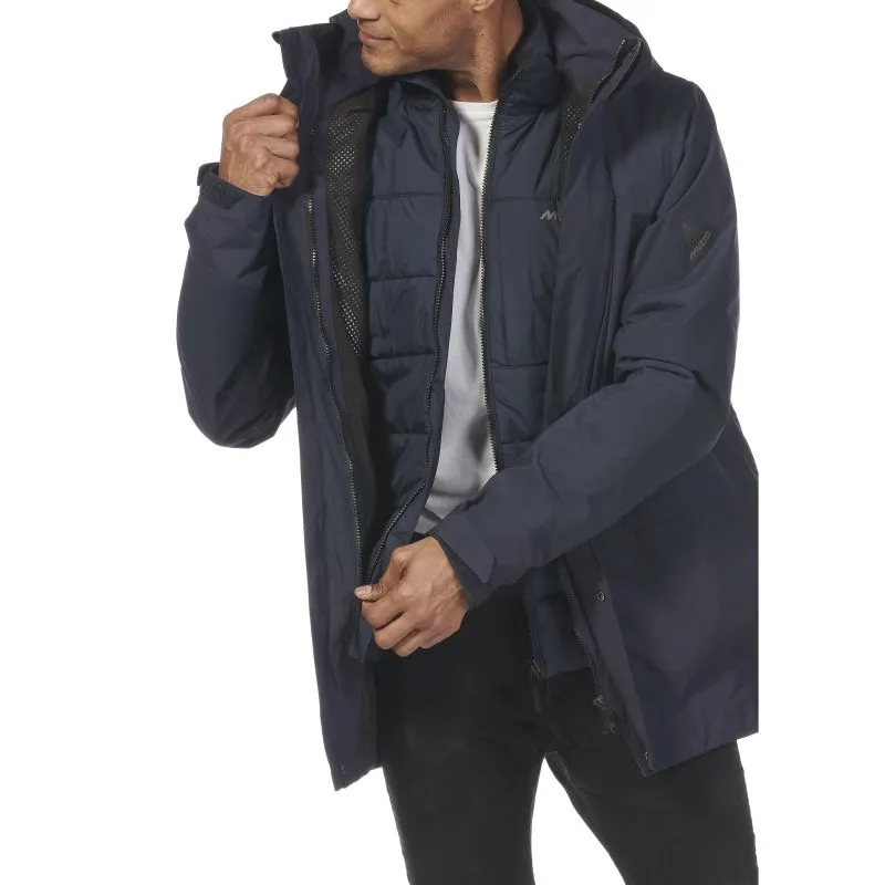 Musto Marina 3 in 1 Mens Waterproof Parka Jacket - Navy