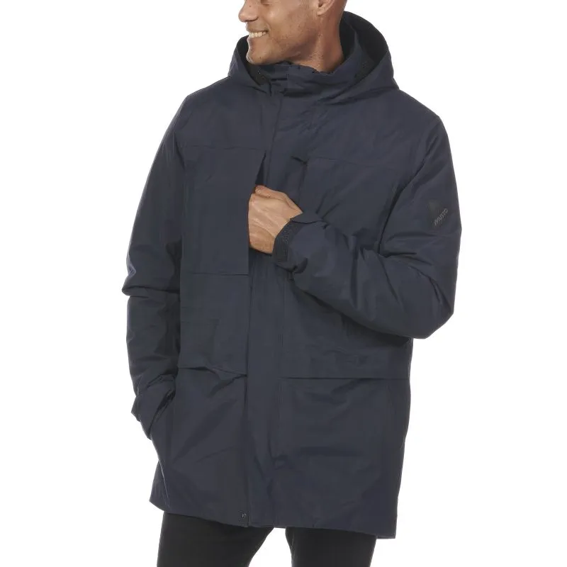 Musto Marina 3 in 1 Mens Waterproof Parka Jacket - Navy