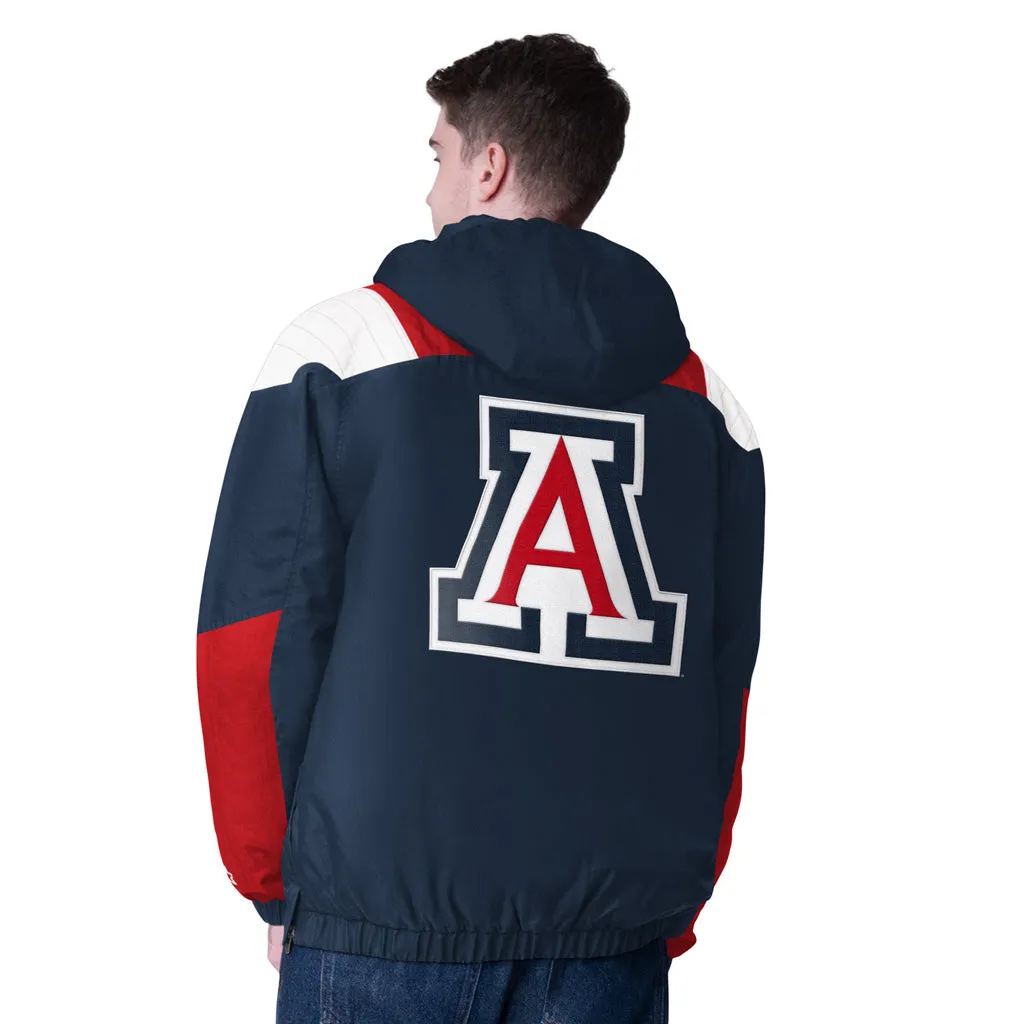 NCAA Arizona Wildcats Starter Chargers Half-Zip Pullover Hoodie