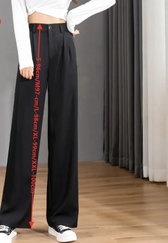 New high waist loose wide leg pants