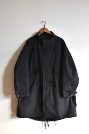 〈再入荷〉「noia」M65 type long coat -black-