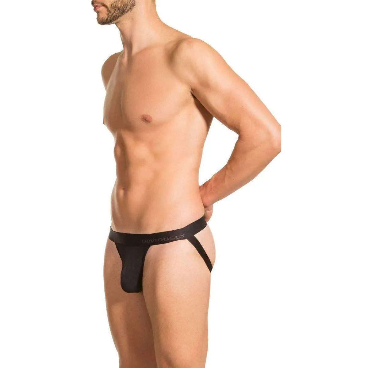 Obviously Primeman AnatoMAX Jockstrap - Black