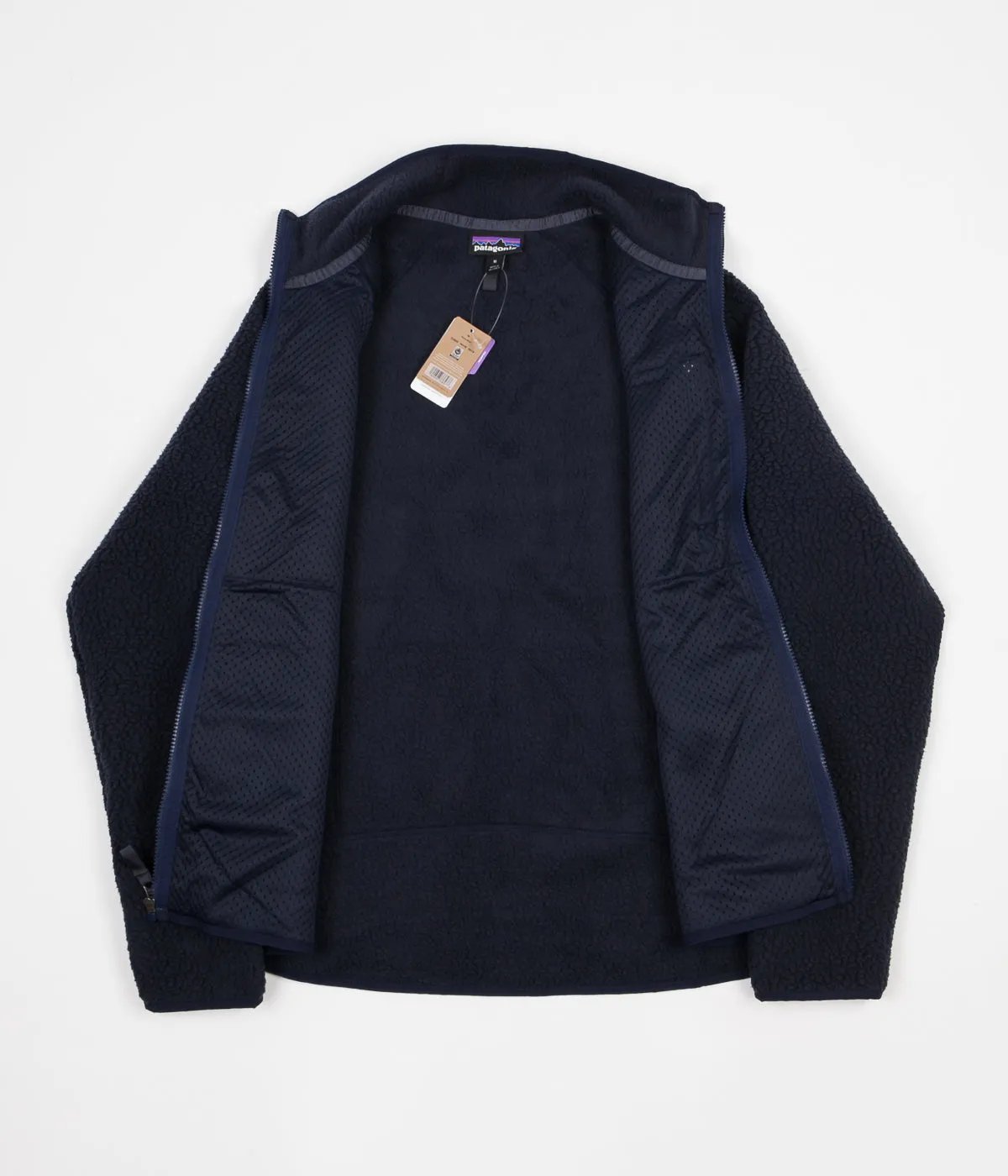 Patagonia Retro Pile Fleece Jacket - Navy Blue