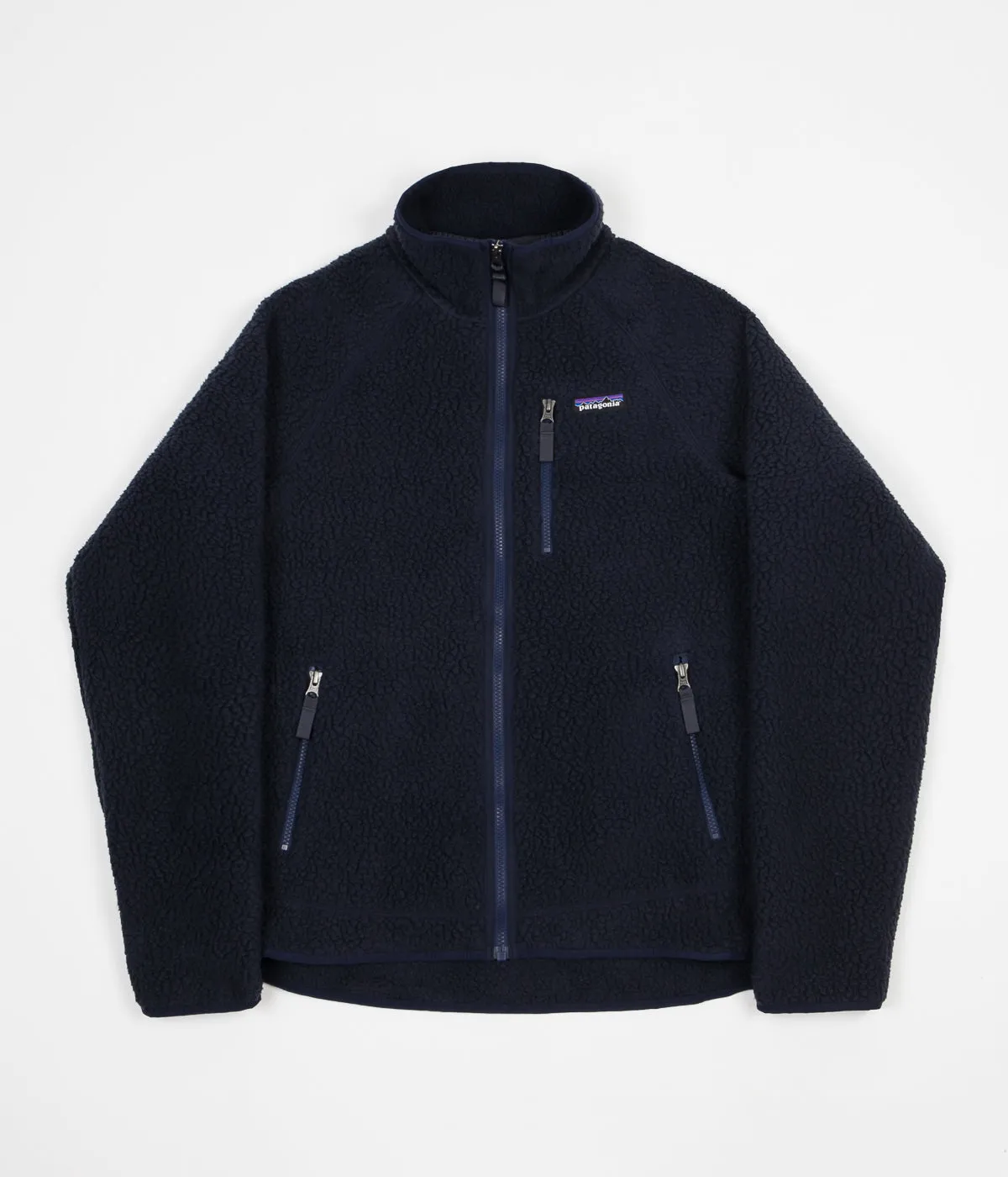 Patagonia Retro Pile Fleece Jacket - Navy Blue