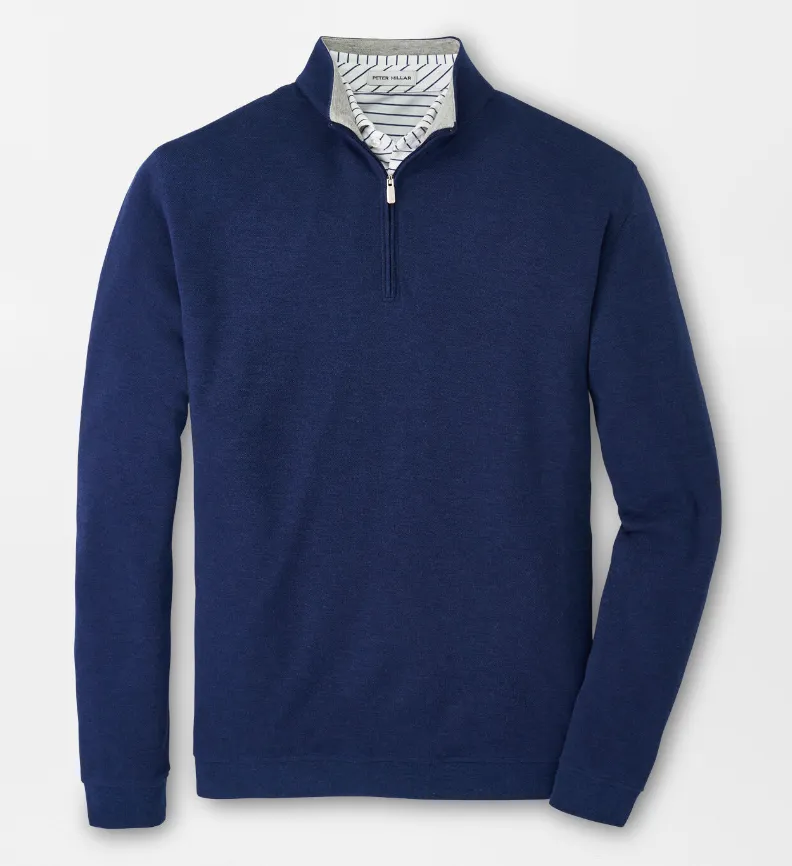 Peter Millar Crown Comfort Custom Quarter Zips, Navy