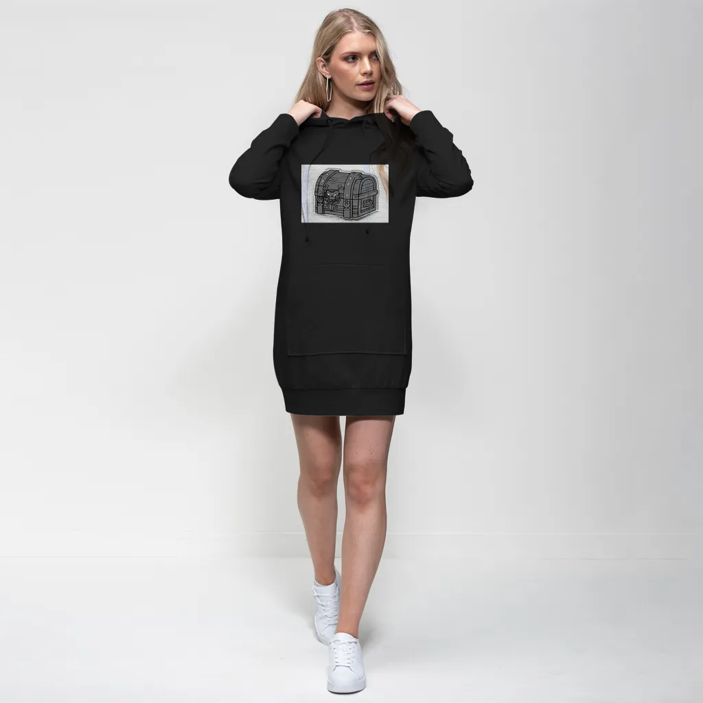 Pirate Chest Premium Adult Hoodie Dress