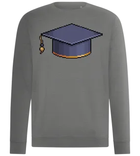 Pixel Graduation Cap Design - Comfort unisex sweater