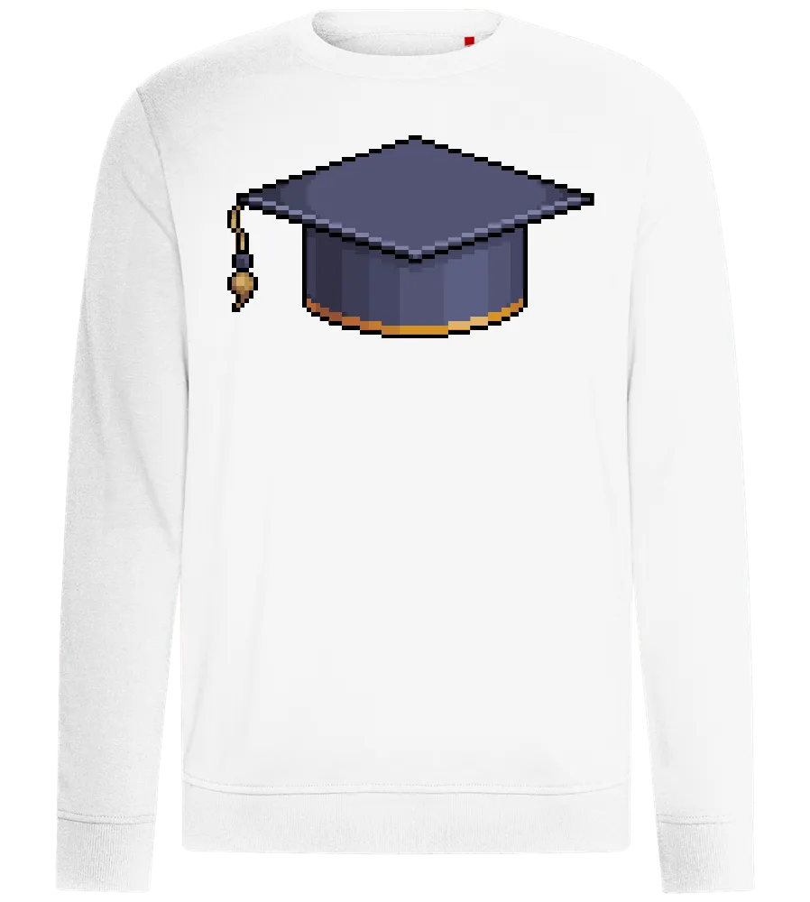 Pixel Graduation Cap Design - Comfort unisex sweater