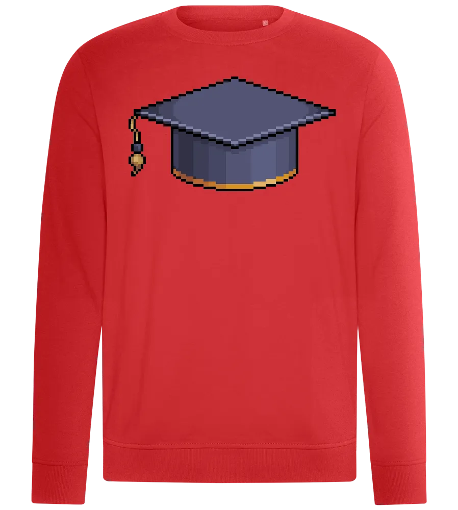 Pixel Graduation Cap Design - Comfort unisex sweater