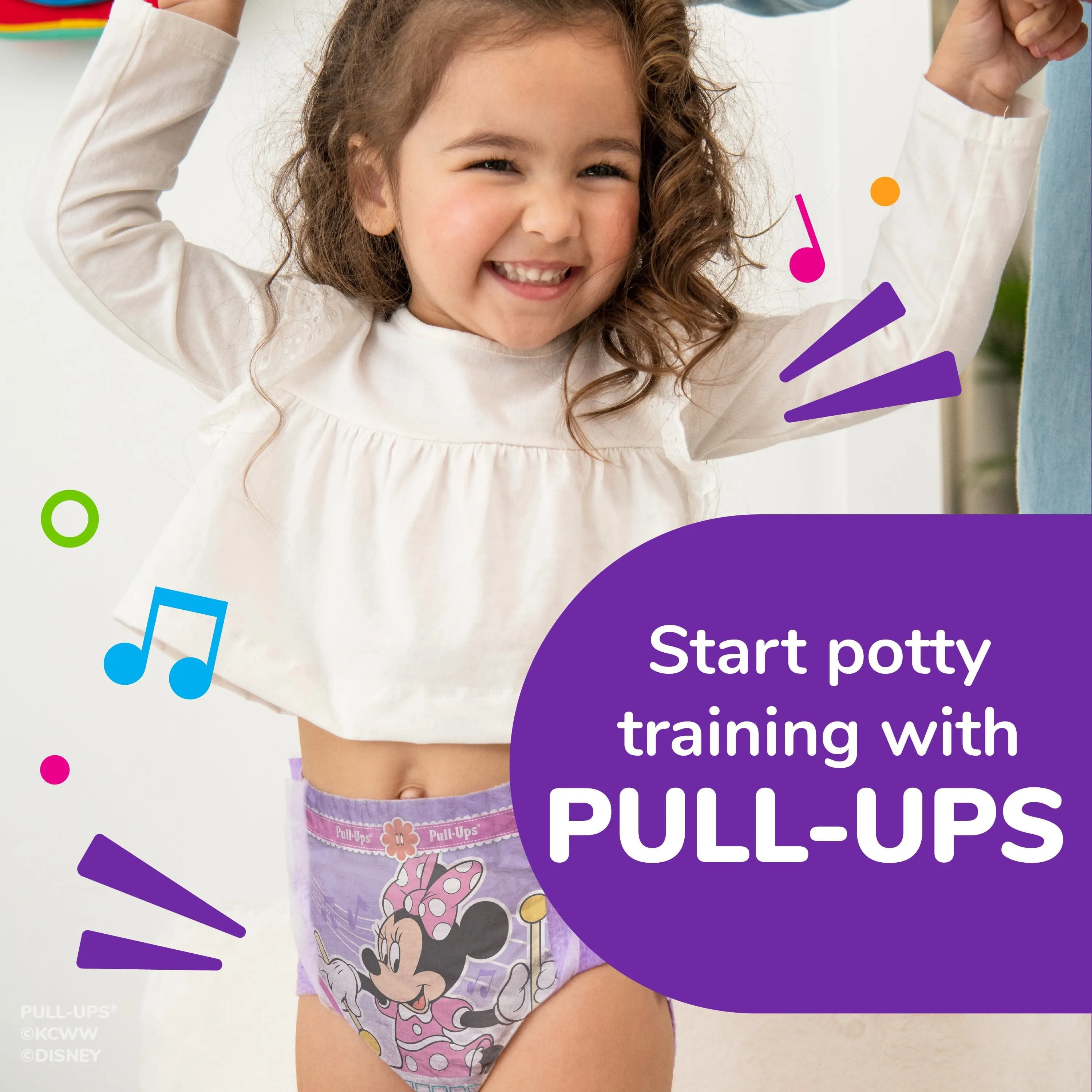 Pull-Ups Girls' Potty Training Pants, 5T-6T (50  lbs), 48 Count