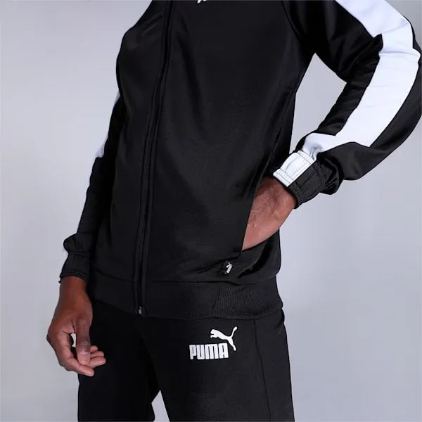 PUMA Men Baseball Tricot Regular Fit Casual Track Suit