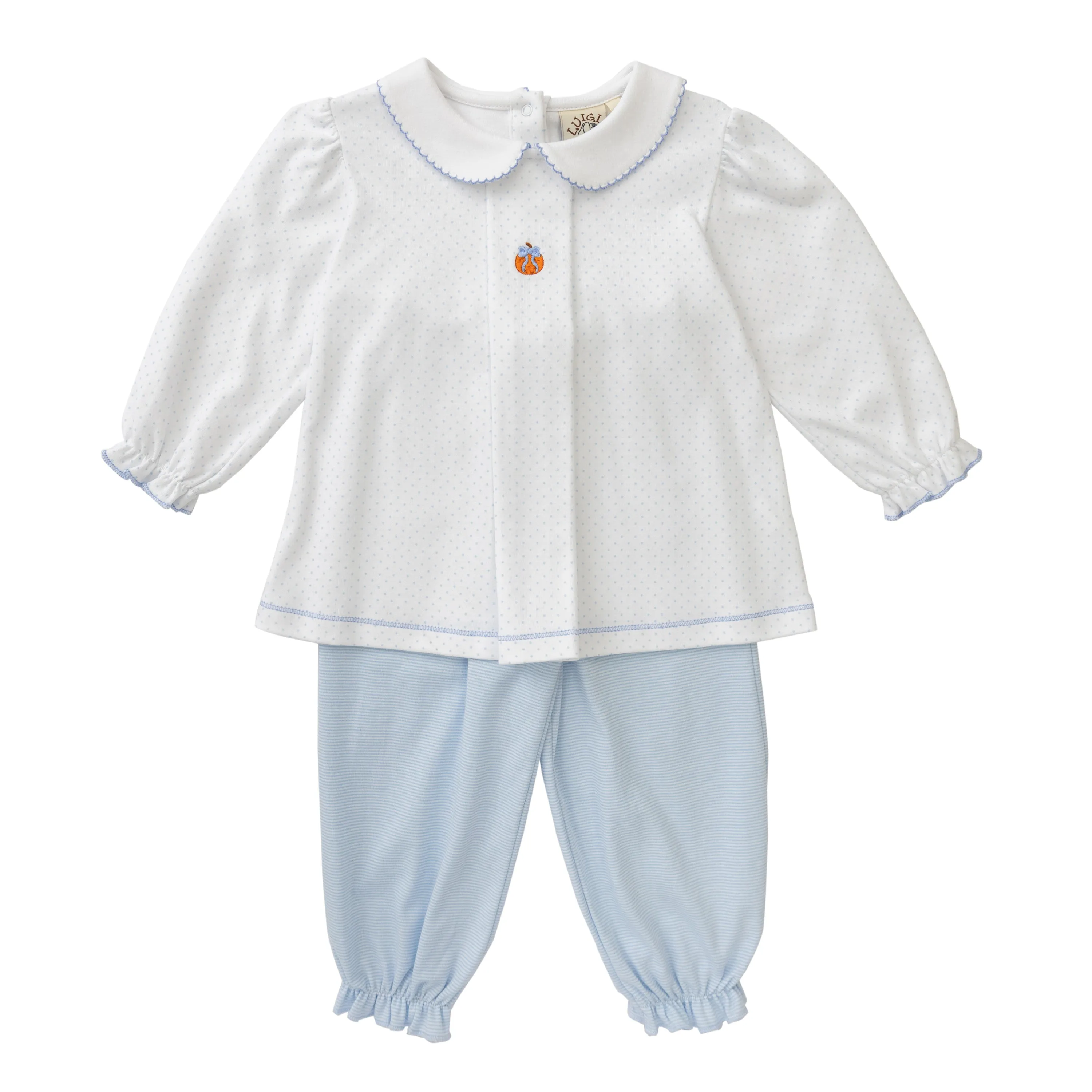 Pumpkin Bow Bloomer Pants Set