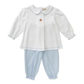 Pumpkin Bow Bloomer Pants Set