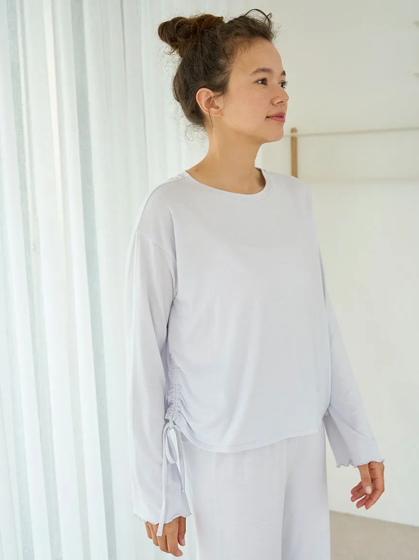 Rayon Long Sleeve T Shirt