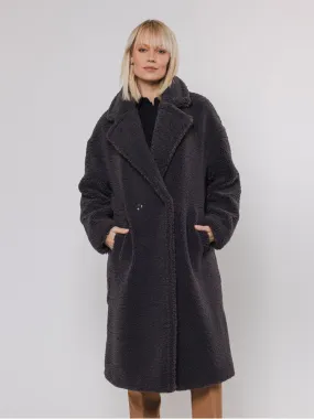 Rino & Pelle Elicia Teddy Coat Graphite