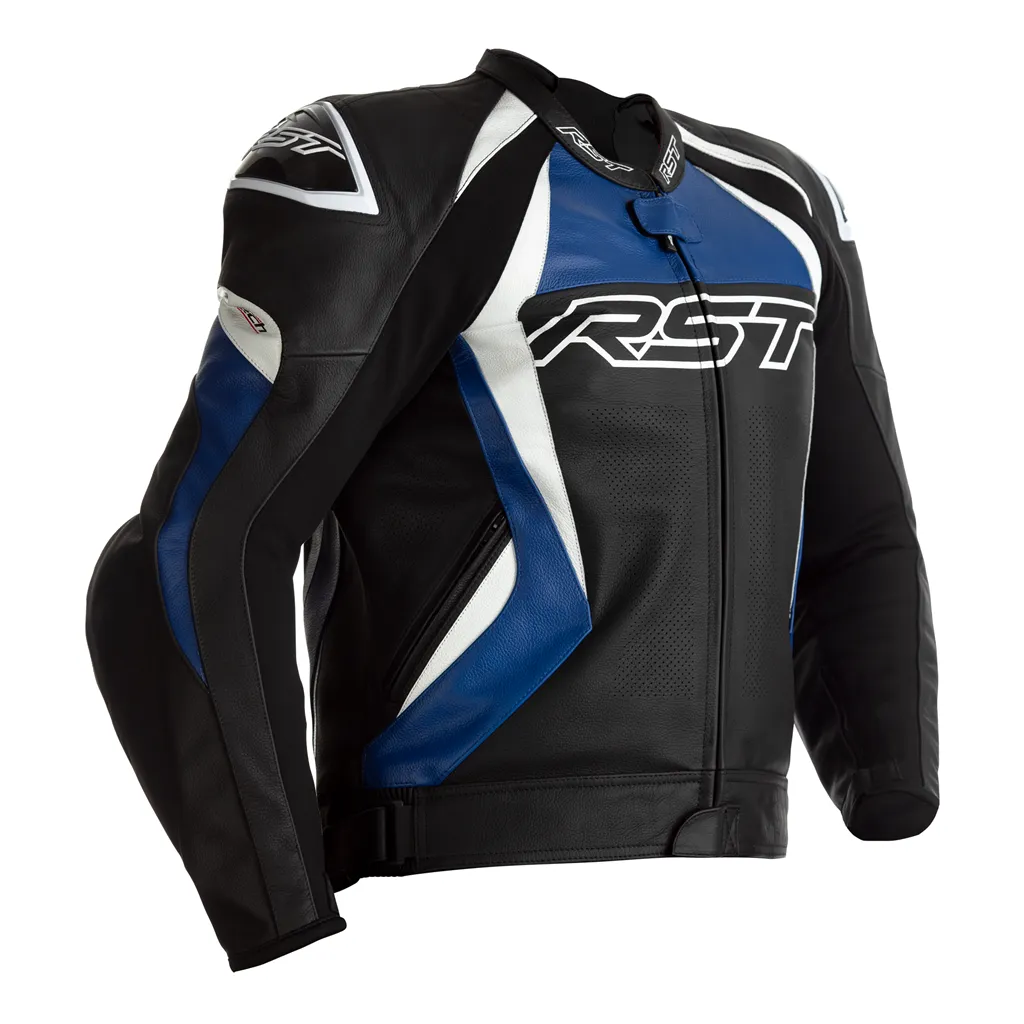 RST 2357 Tractech Evo 4 CE Leather Jacket - Black / Blue