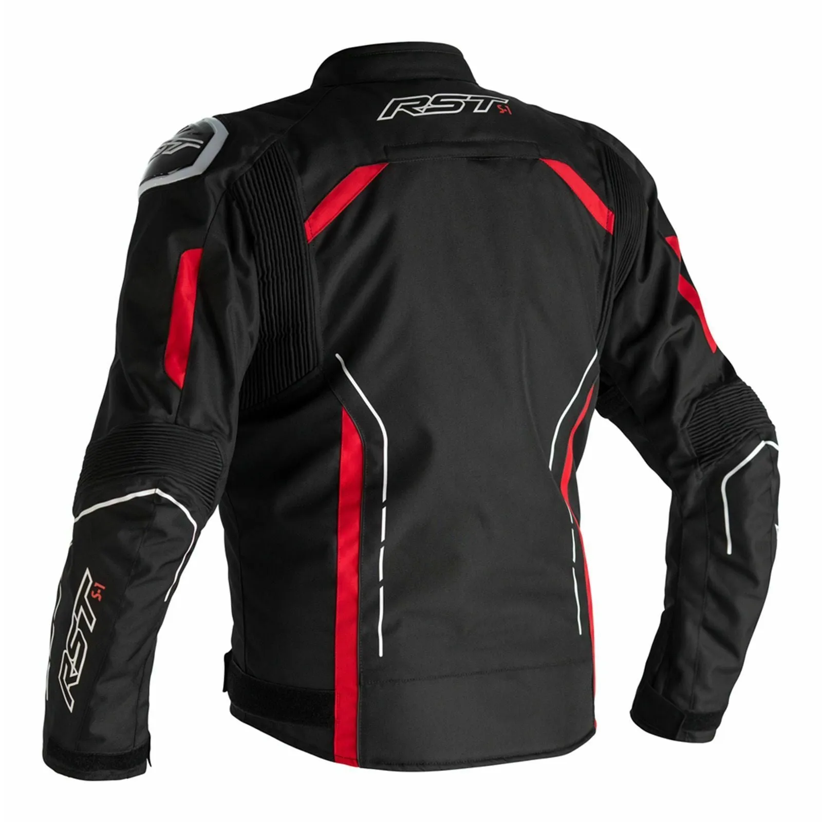 RST S1 Textile Waterproof Motorcycle Jacket - Black/Red/White