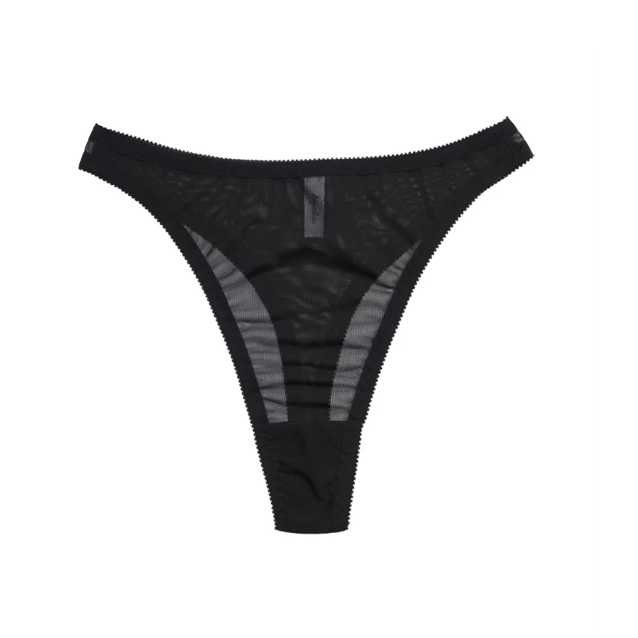 Sabrina Thong 3 Pack Black Modal Jersey