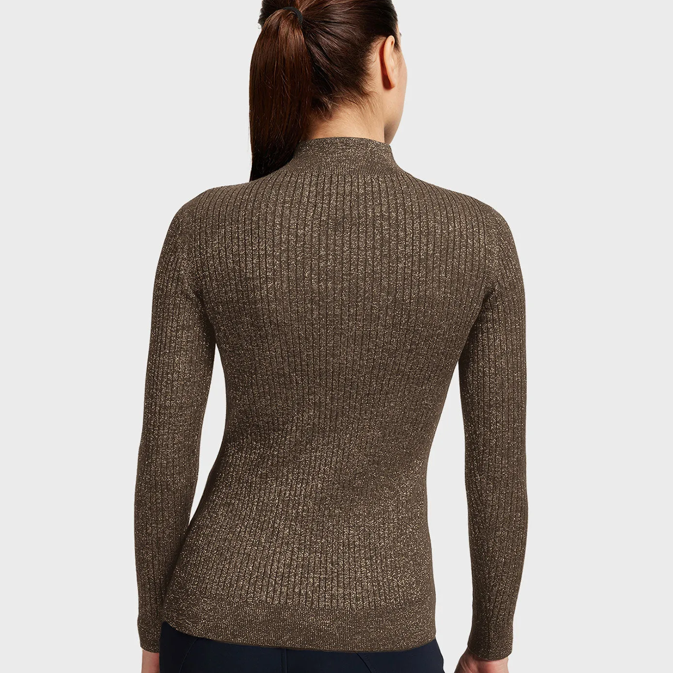 Samshield Lidia Pullover - Camel Gold Lurex