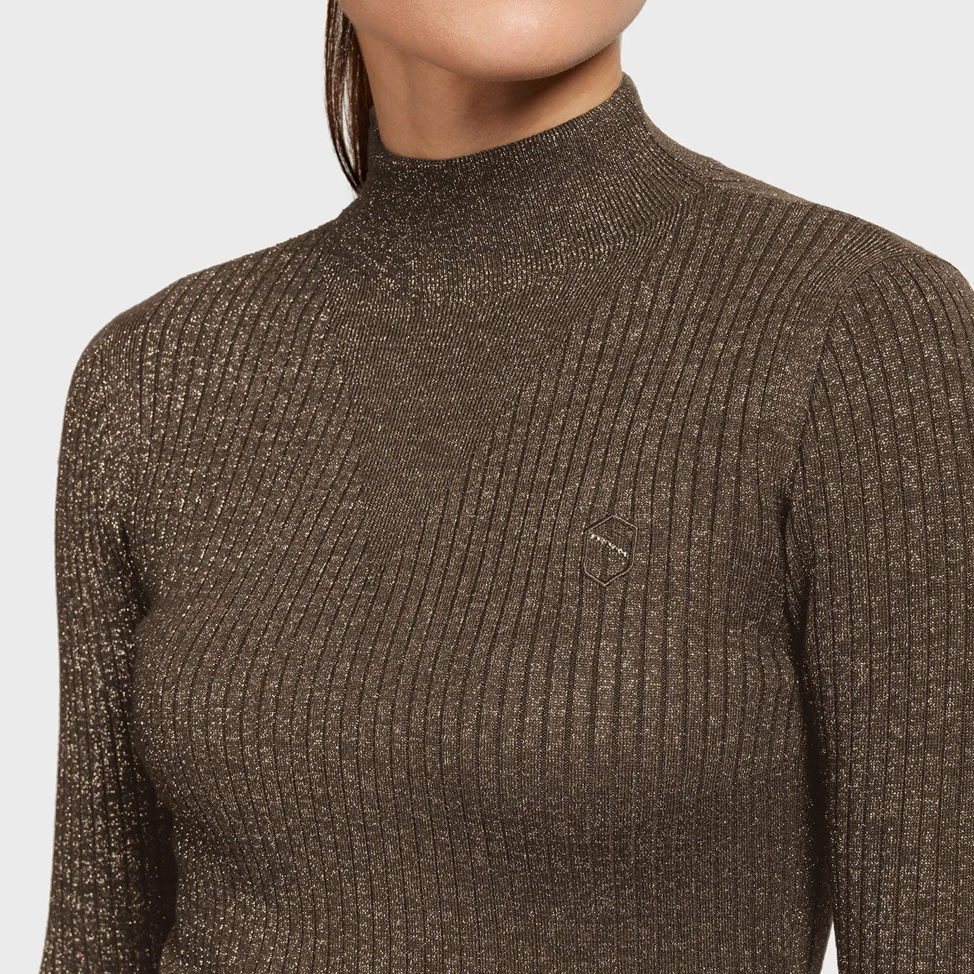 Samshield Lidia Pullover - Camel Gold Lurex