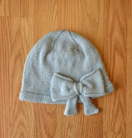 Scarf Cardigan and Bow Hat