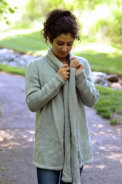 Scarf Cardigan and Bow Hat