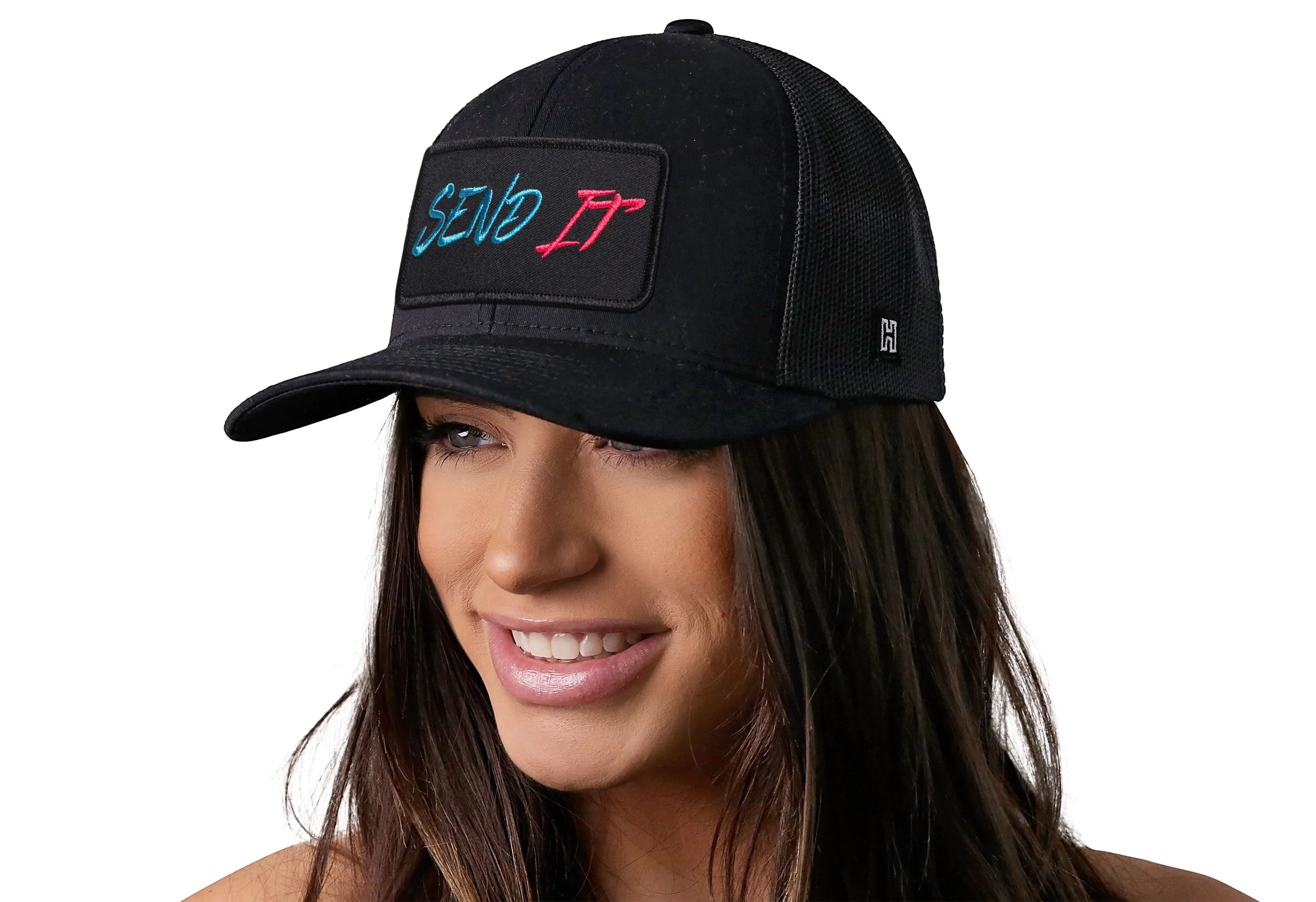 Send It Trucker Hat  |  Black Snapback