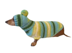 Set sweater and hat for dogs, sweater and hat for dachshunds, clothes for dogs, clothes for dachshunds