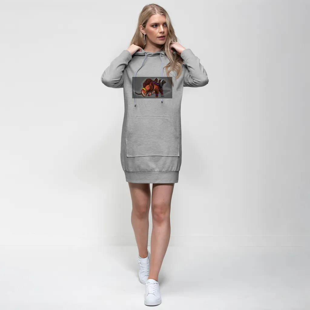 Spam The Death Mount Pig Premium Adult Hoodie Dress