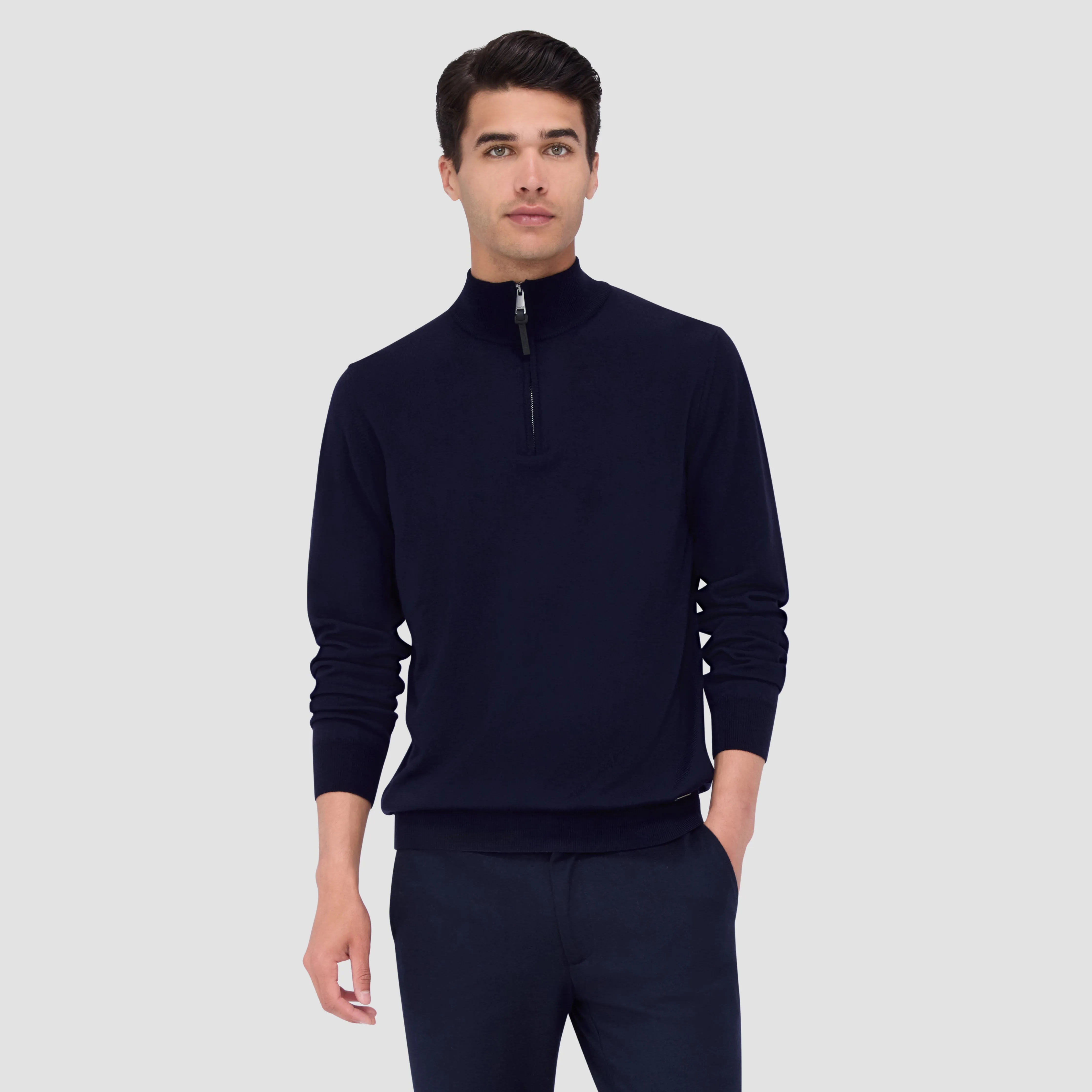 Spencer Quarter-Zip Super Merino Sweater