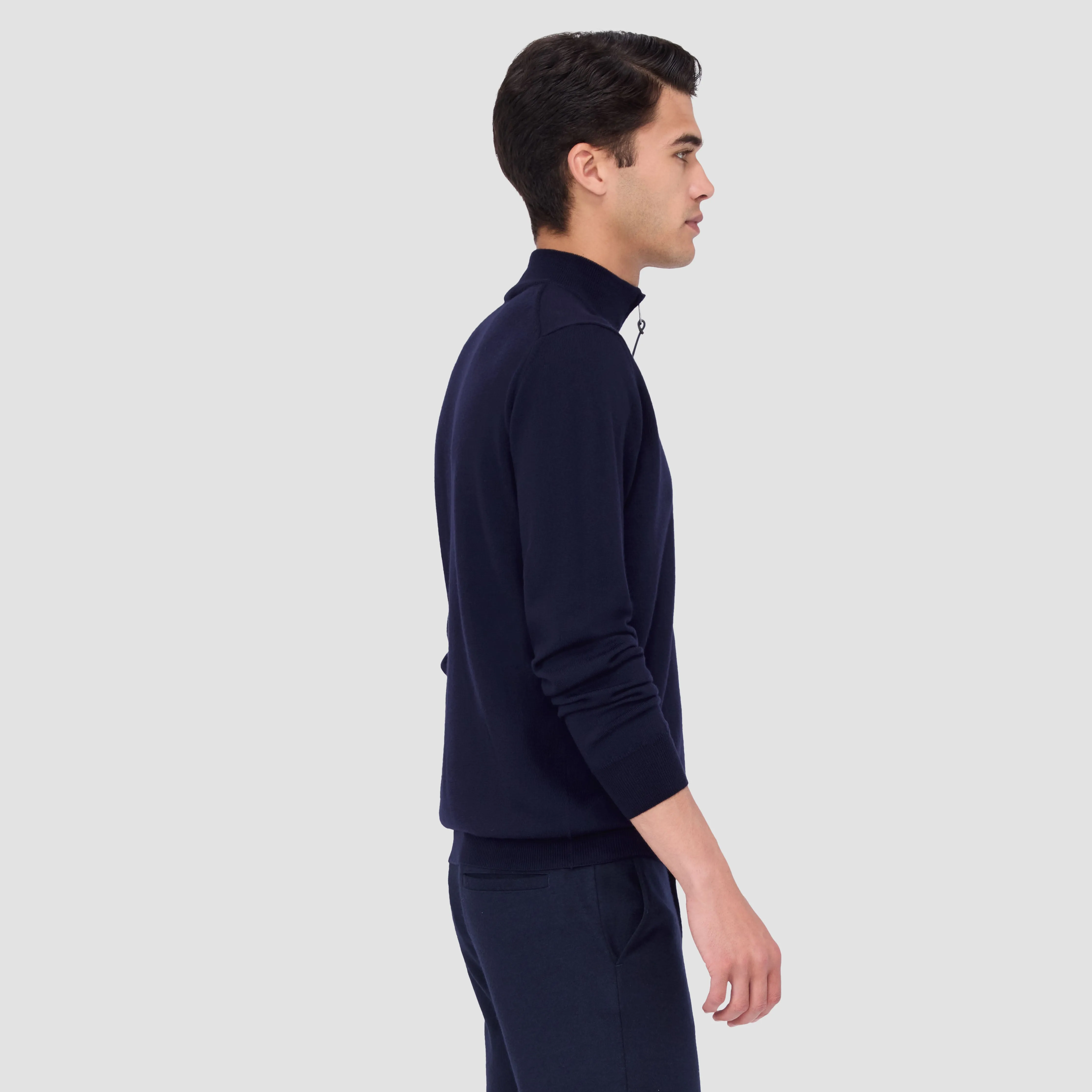 Spencer Quarter-Zip Super Merino Sweater