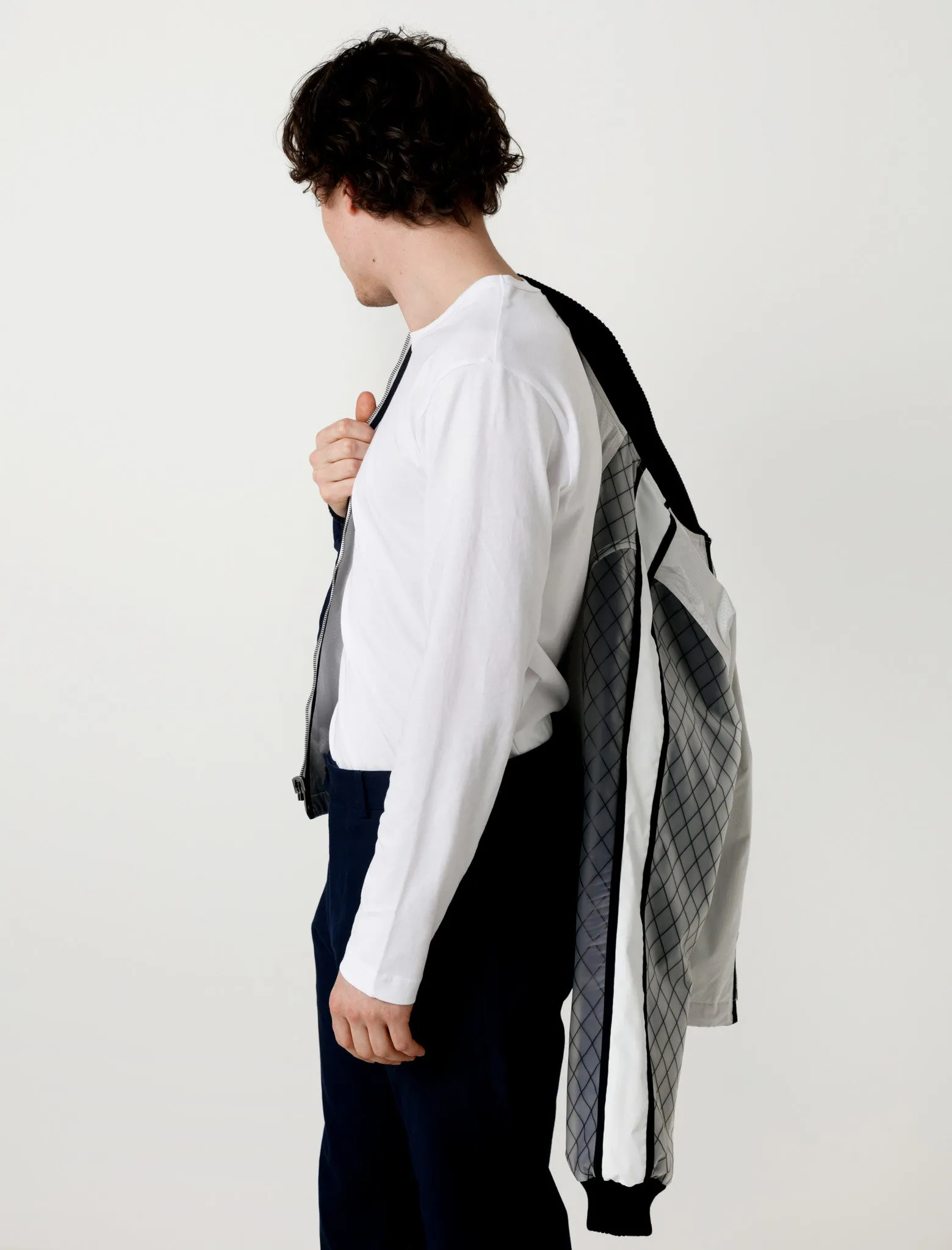 Spray Bomber Navy/Mixed Reversible