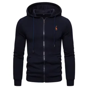 Spring Men's Sweatshirts Streetwear Thick Fleece Hoody Hoodies Men Fashion Brand Cotton Men's Hoodies Coats