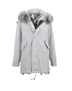 St. Moritz Embroidered Canvas Parka