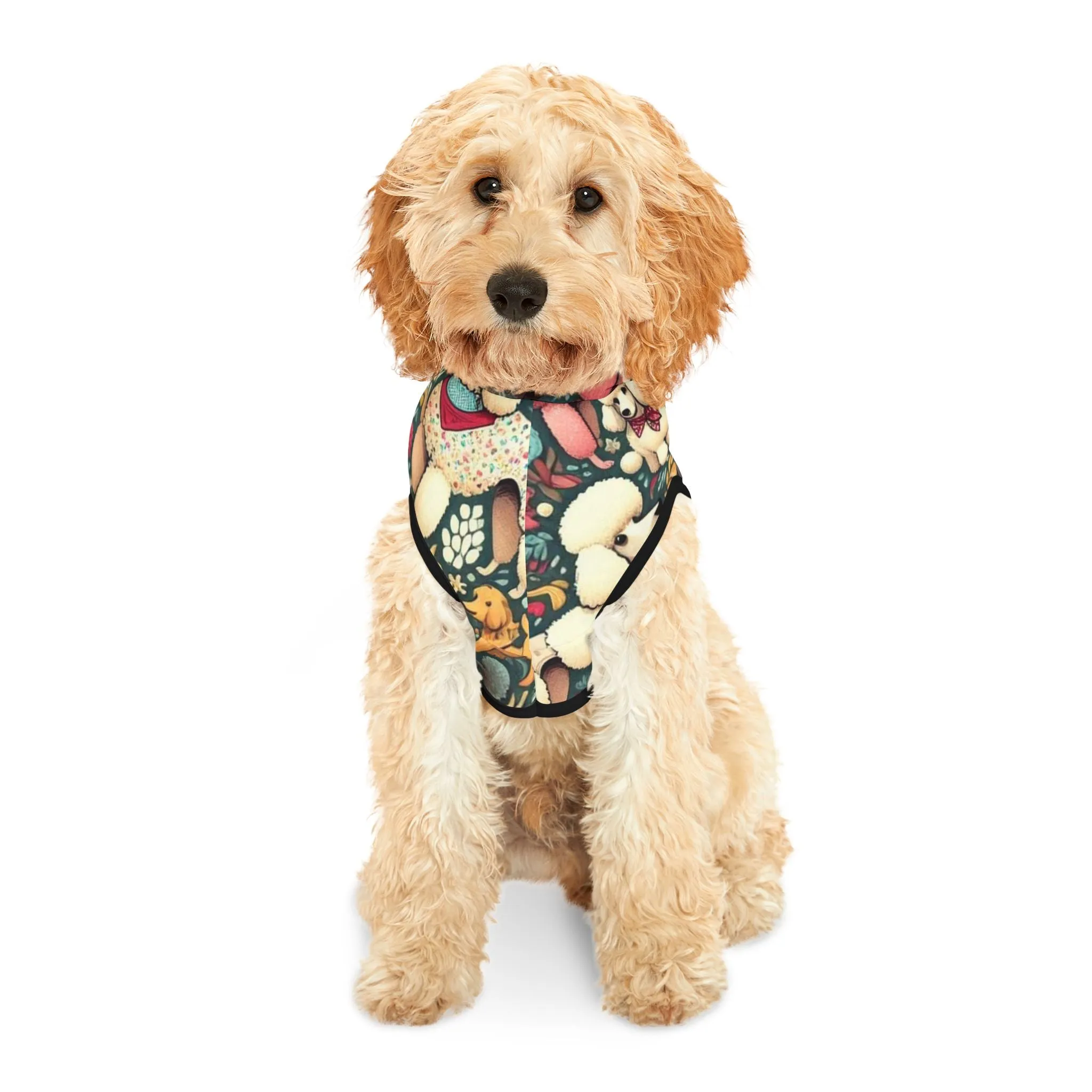 Super Sweet and Whimsical Standard Poodle Pattern - Pet Hoodie