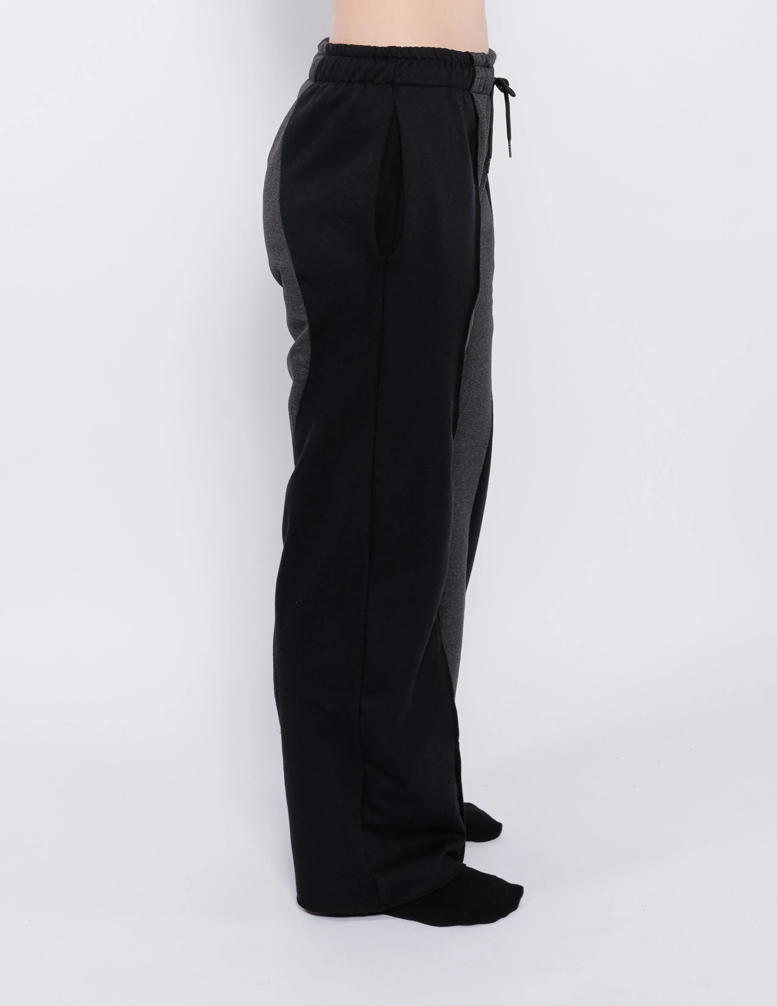 Swirly wide leg pants