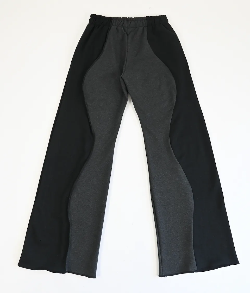 Swirly wide leg pants