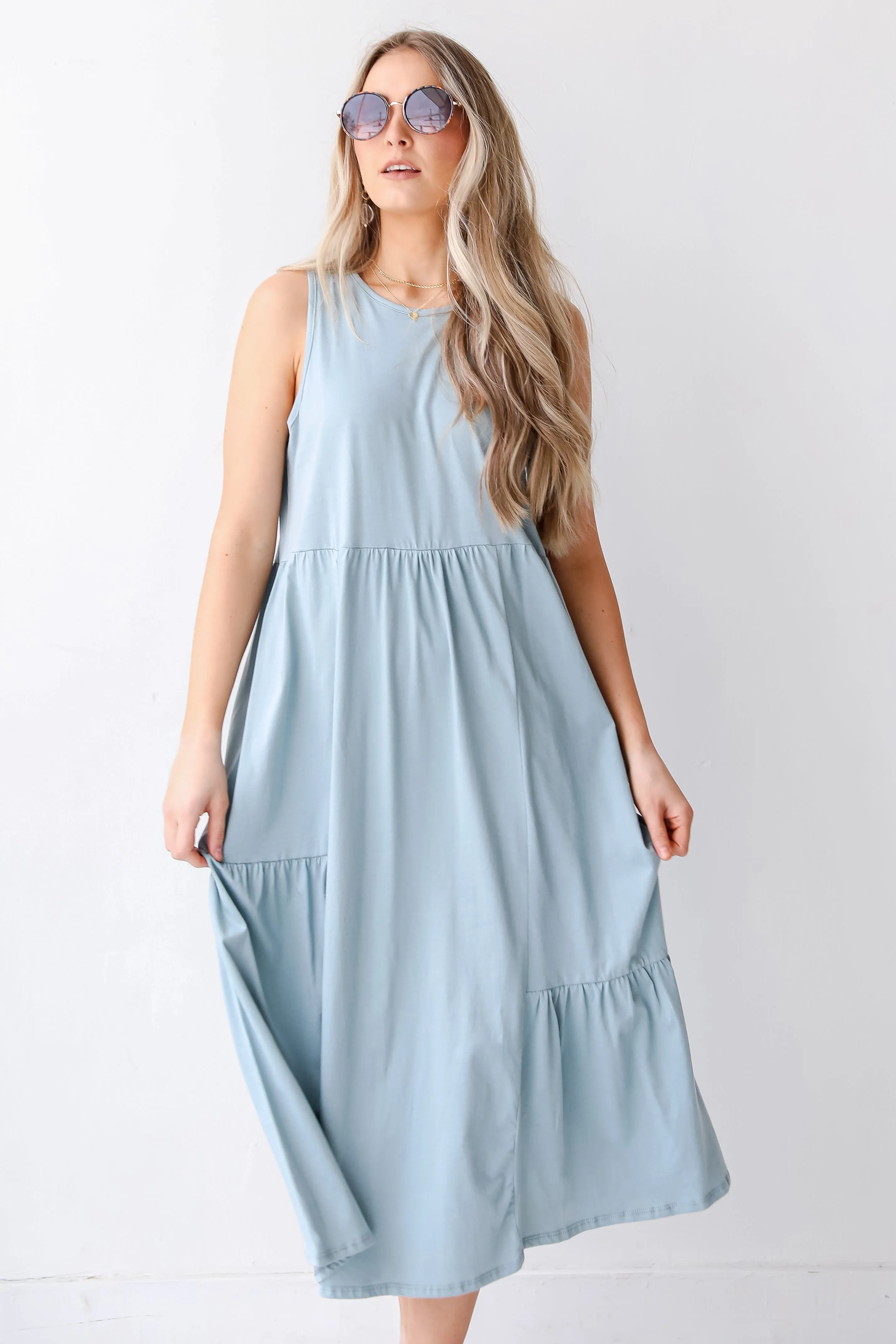 Take You There Tiered Maxi Dress