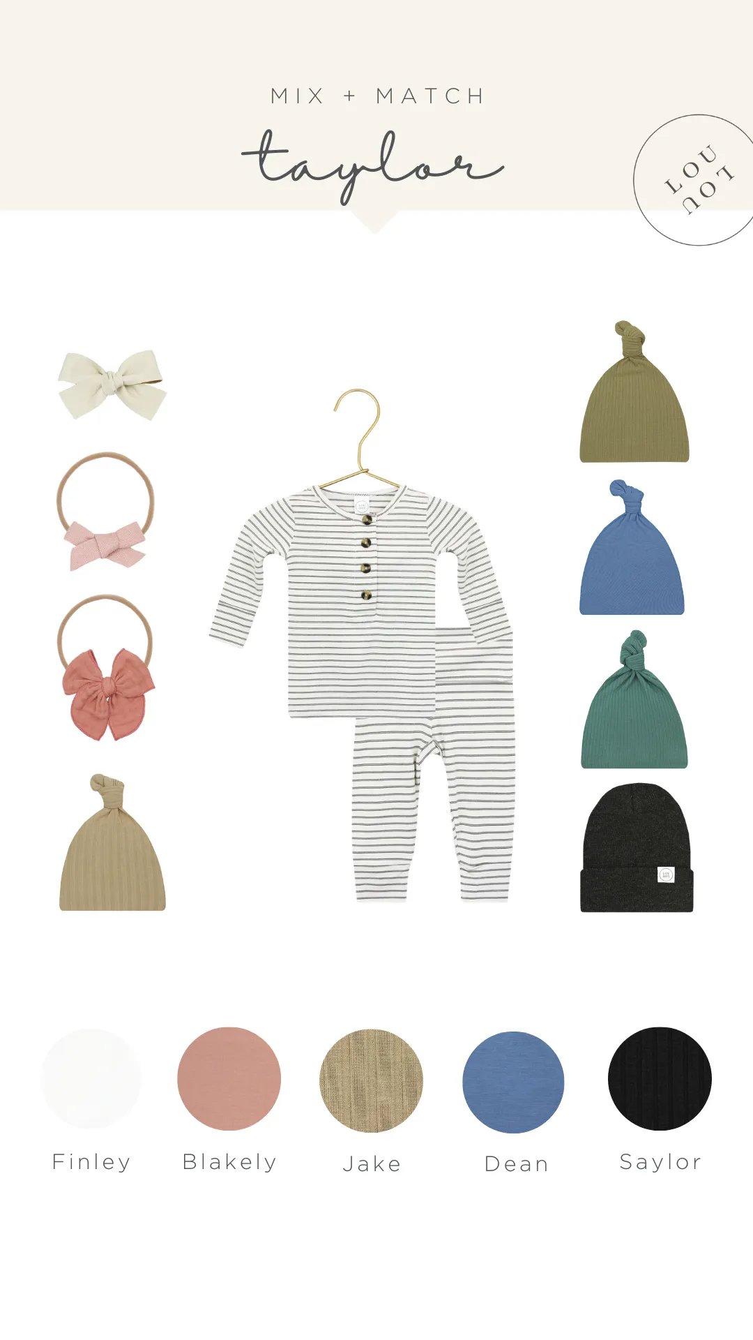 Taylor Newborn Hat Bundle