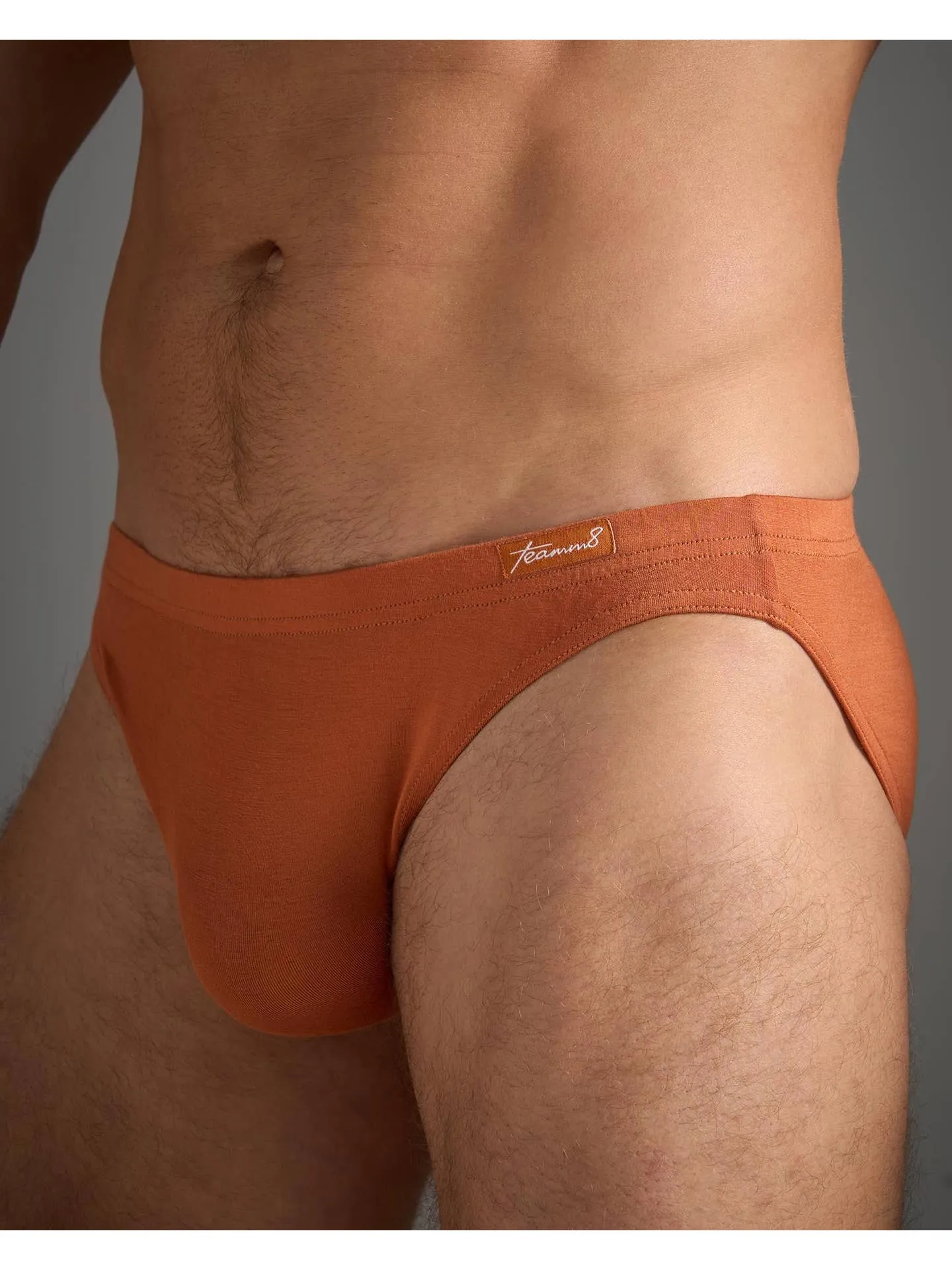 TEAMM8 Body Bamboo Bikini Brief - Burnt Sienna