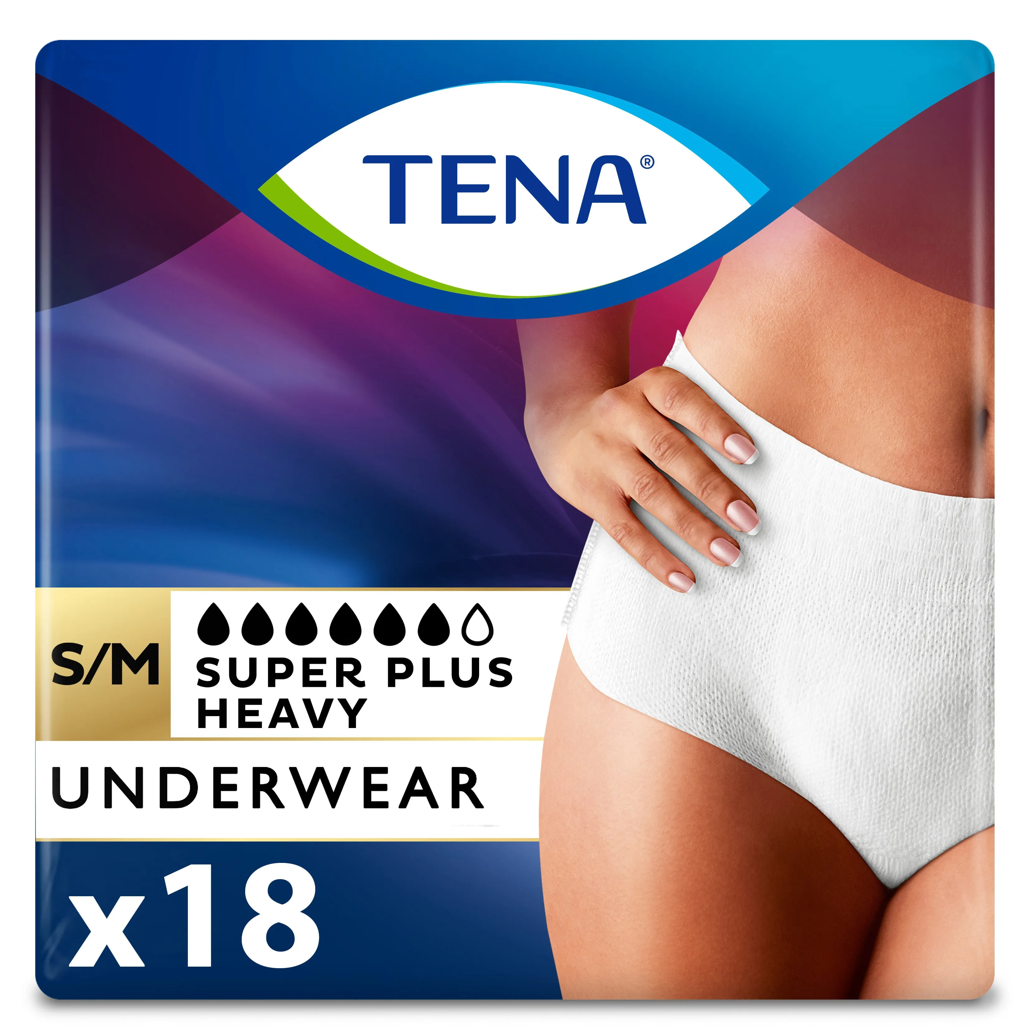 TENA Super Plus Incontinence Underwear