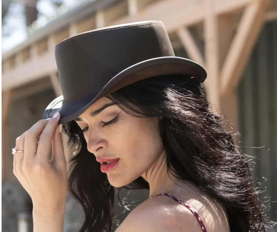 The  Bromley Leather Top Hat